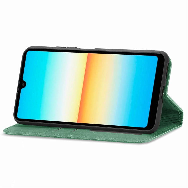 For Sony Xperia Ace III Retro Skin Feel Magnetic Leather Phone Case