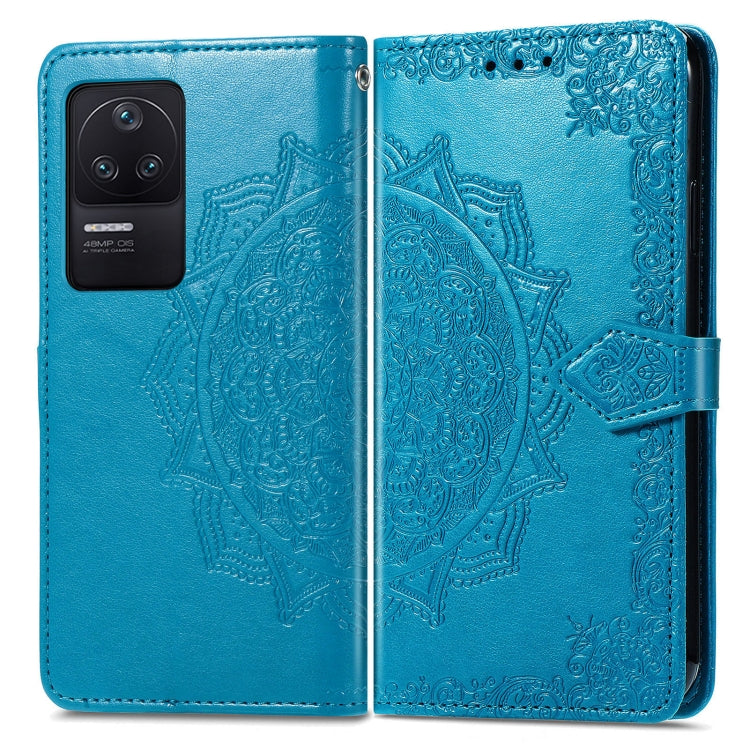 For Xiaomi Redmi K40S Mandala Flower Embossed Leather Phone Case