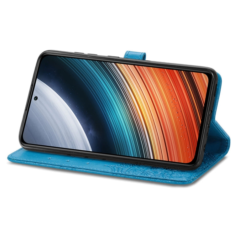 For Xiaomi Redmi K40S Mandala Flower Embossed Leather Phone Case