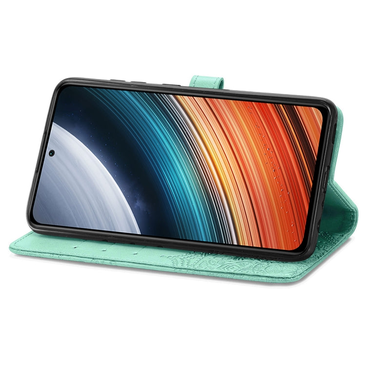 For Xiaomi Redmi K40S Mandala Flower Embossed Leather Phone Case