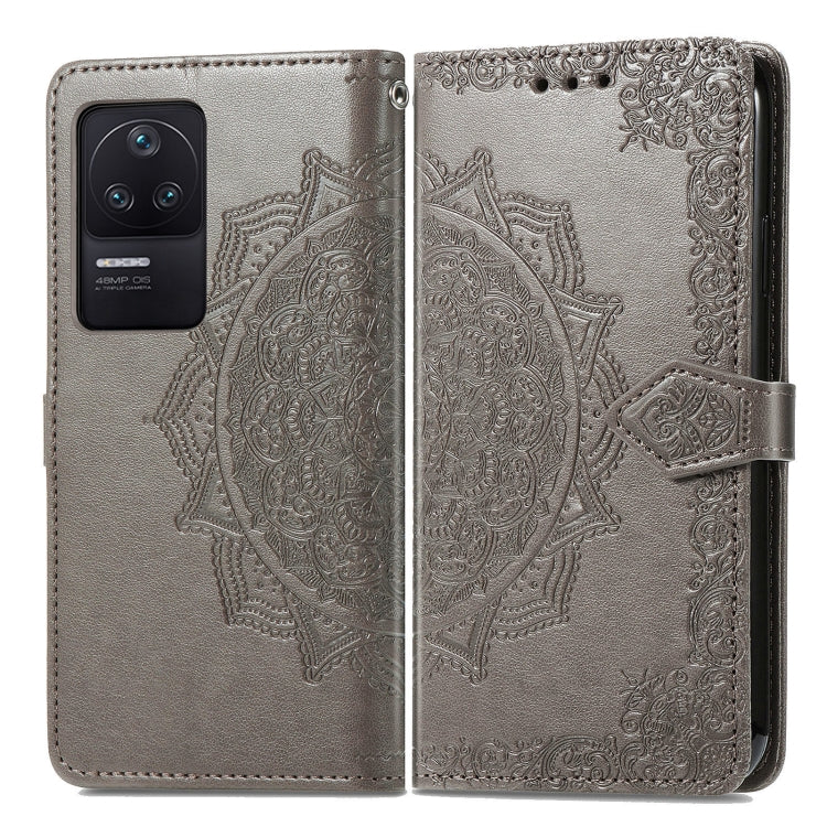 For Xiaomi Redmi K40S Mandala Flower Embossed Leather Phone Case