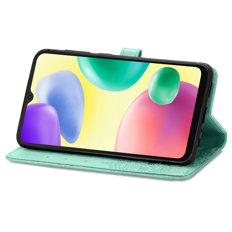 For Xiaomi Redmi 10A Mandala Flower Embossed Leather Phone Case