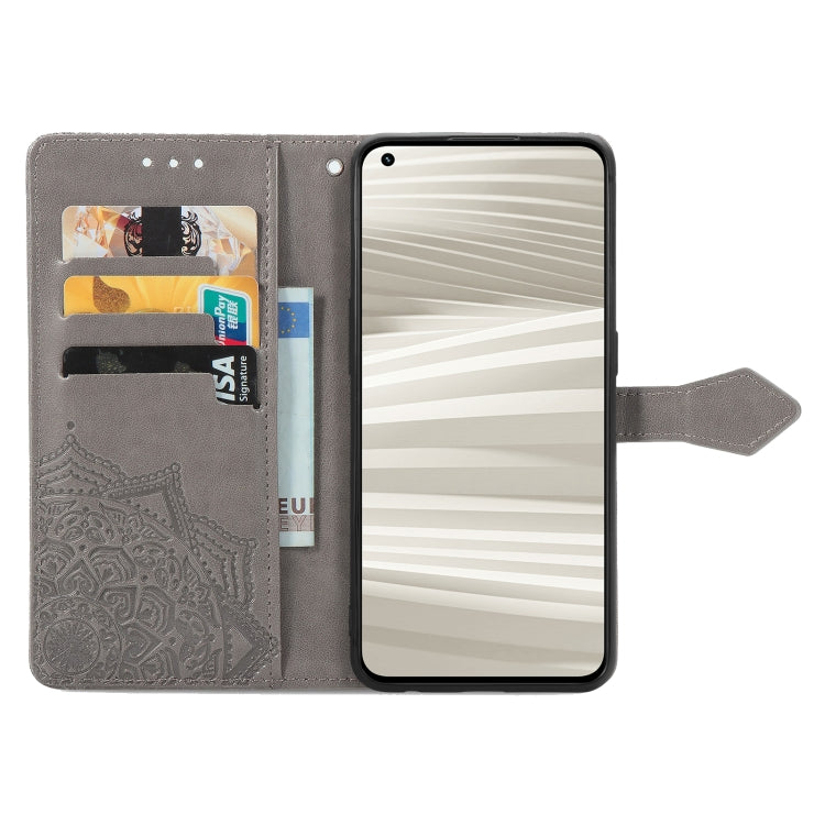 For OPPO Realme GT2 Pro Mandala Flower Embossed Leather Phone Case