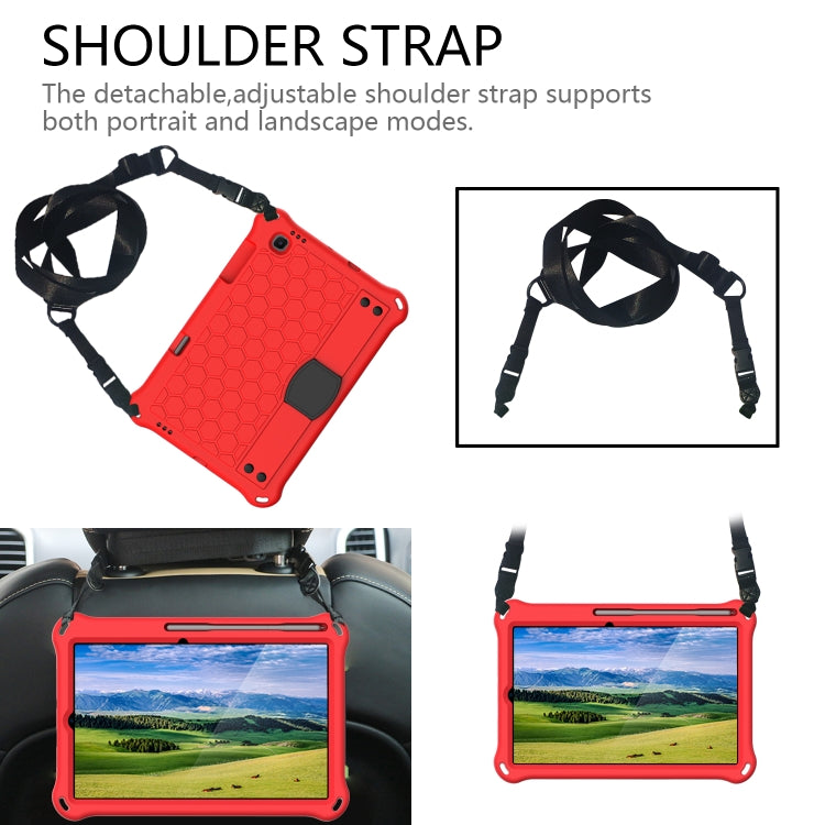 For Lenovo X306 / X606 / K10 Honeycomb EVA + PC Shockproof Tablet Case with Strap