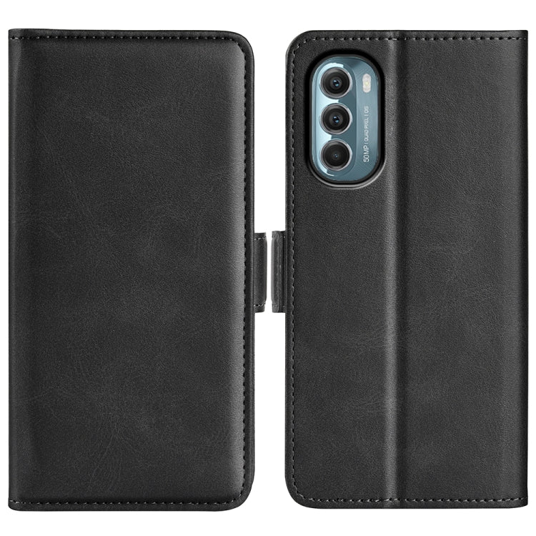 For Motorola Moto G 5G 2022 Dual-side Magnetic Buckle Leather Phone Case