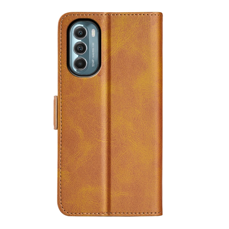 For Motorola Moto G 5G 2022 Dual-side Magnetic Buckle Leather Phone Case