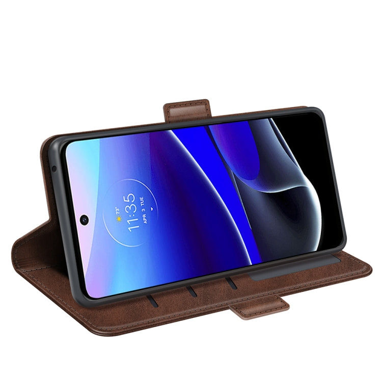 For Motorola Moto G 5G 2022 Dual-side Magnetic Buckle Leather Phone Case
