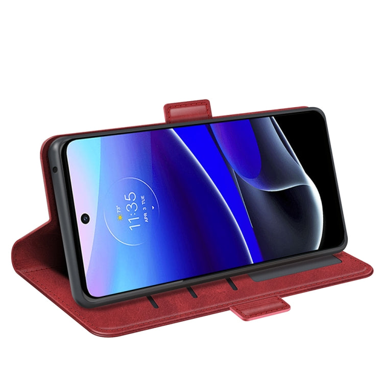 For Motorola Moto G 5G 2022 Dual-side Magnetic Buckle Leather Phone Case