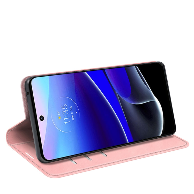 For Motorola Moto G 5G 2022 Retro-skin Magnetic Suction Leather Phone Case