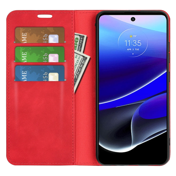 For Motorola Moto G 5G 2022 Retro-skin Magnetic Suction Leather Phone Case