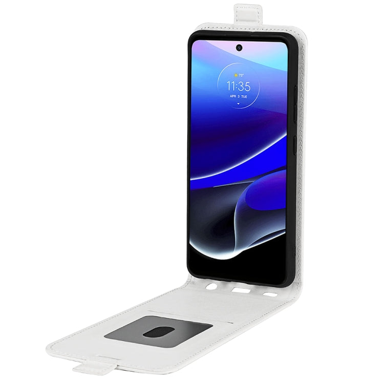 For Motorola Moto G 5G 2022 R64 Texture Vertical Flip Leather Phone Case