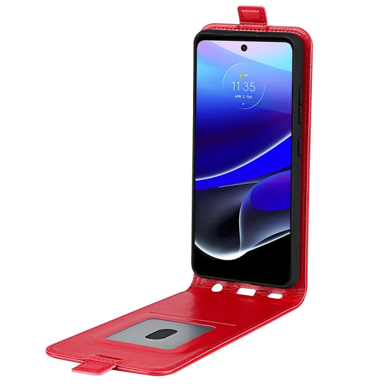 For Motorola Moto G 5G 2022 R64 Texture Vertical Flip Leather Phone Case