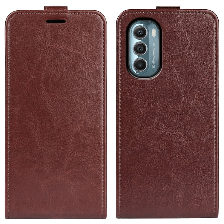 For Motorola Moto G 5G 2022 R64 Texture Vertical Flip Leather Phone Case
