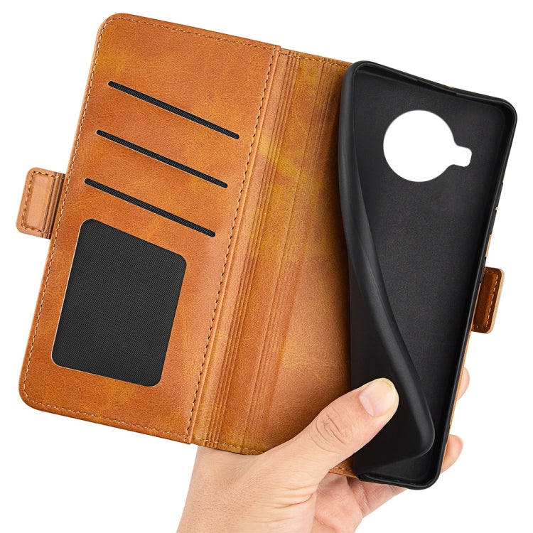 For Nokia X100 Dual-side Magnetic Buckle Leather Phone Case