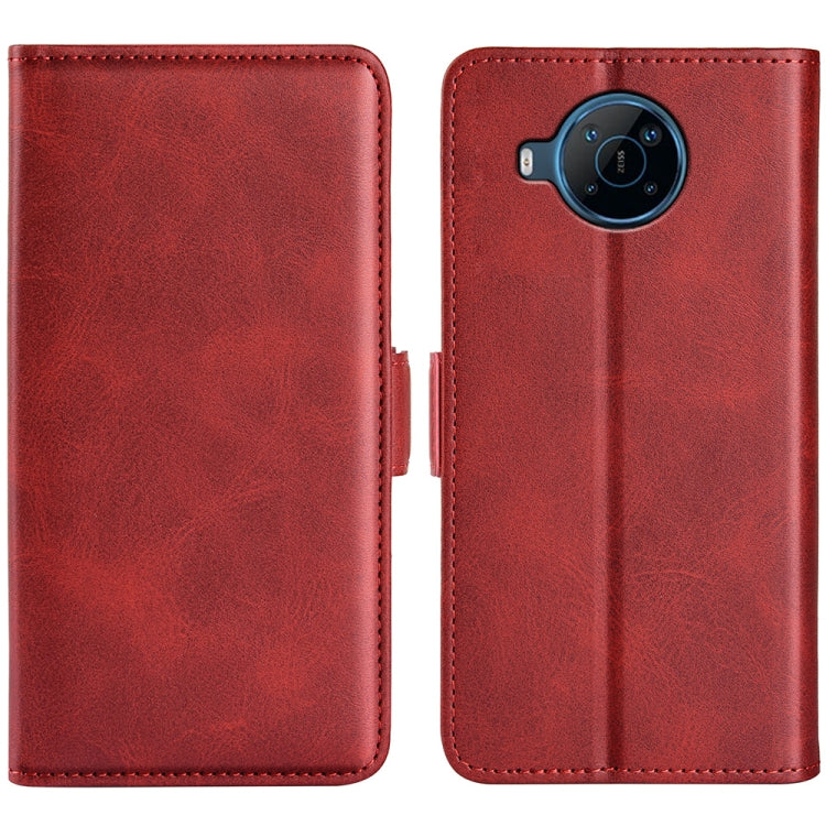 For Nokia X100 Dual-side Magnetic Buckle Leather Phone Case