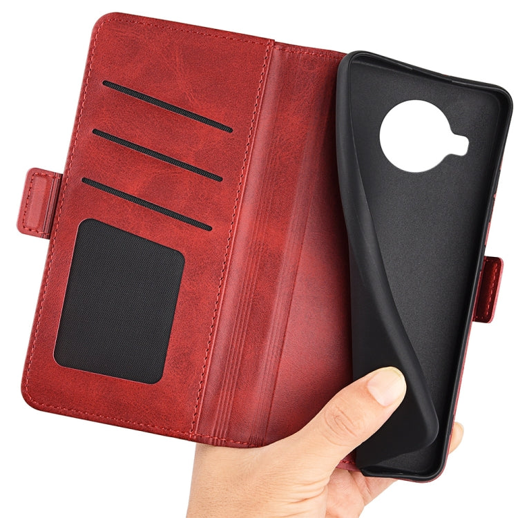 For Nokia X100 Dual-side Magnetic Buckle Leather Phone Case