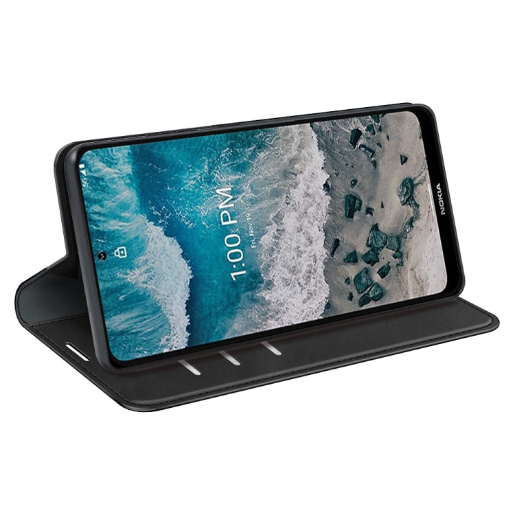 For Nokia X100 Retro-skin Magnetic Suction Leather Phone Case