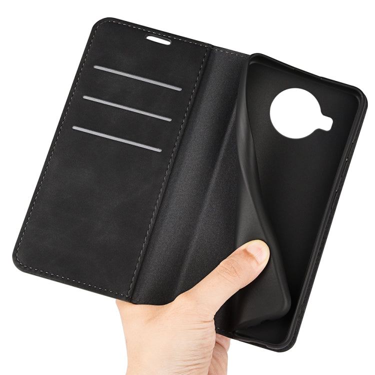 For Nokia X100 Retro-skin Magnetic Suction Leather Phone Case