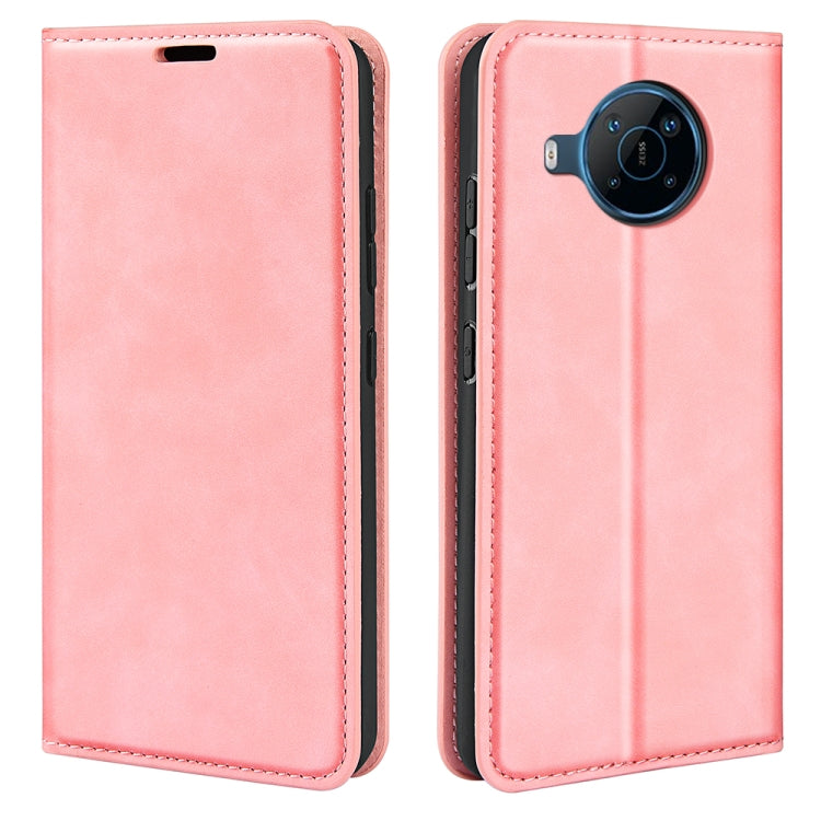 For Nokia X100 Retro-skin Magnetic Suction Leather Phone Case