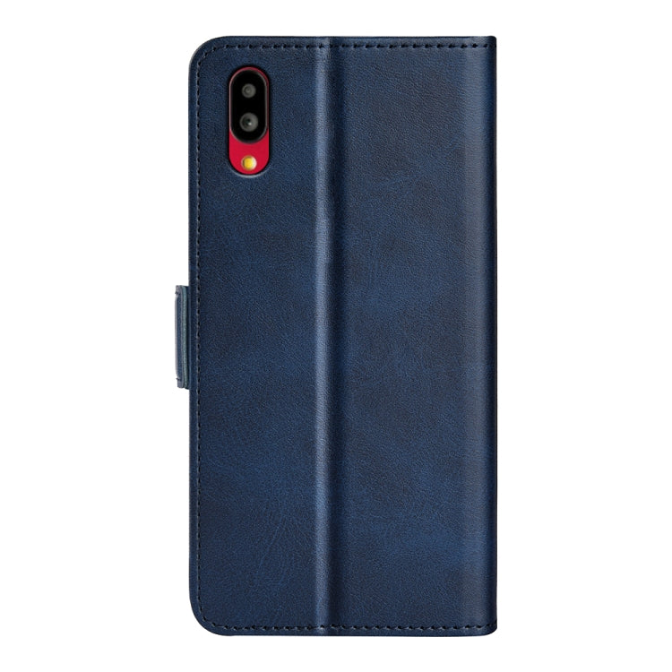 For Sharp Aquos Simple Sumaho 6 Dual-side Magnetic Buckle Leather Phone Case