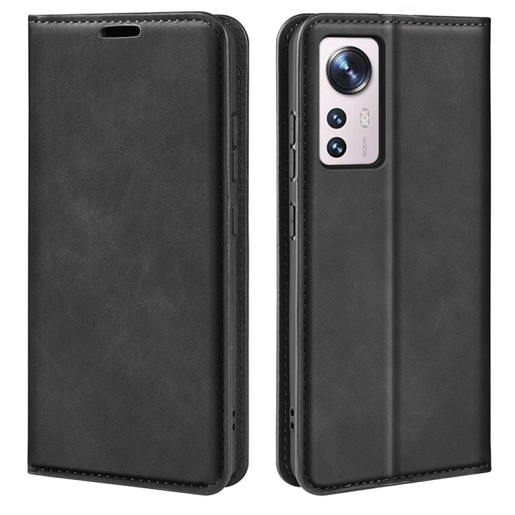 For Xiaomi 12 Lite Retro-skin Magnetic Suction Leather Phone Case