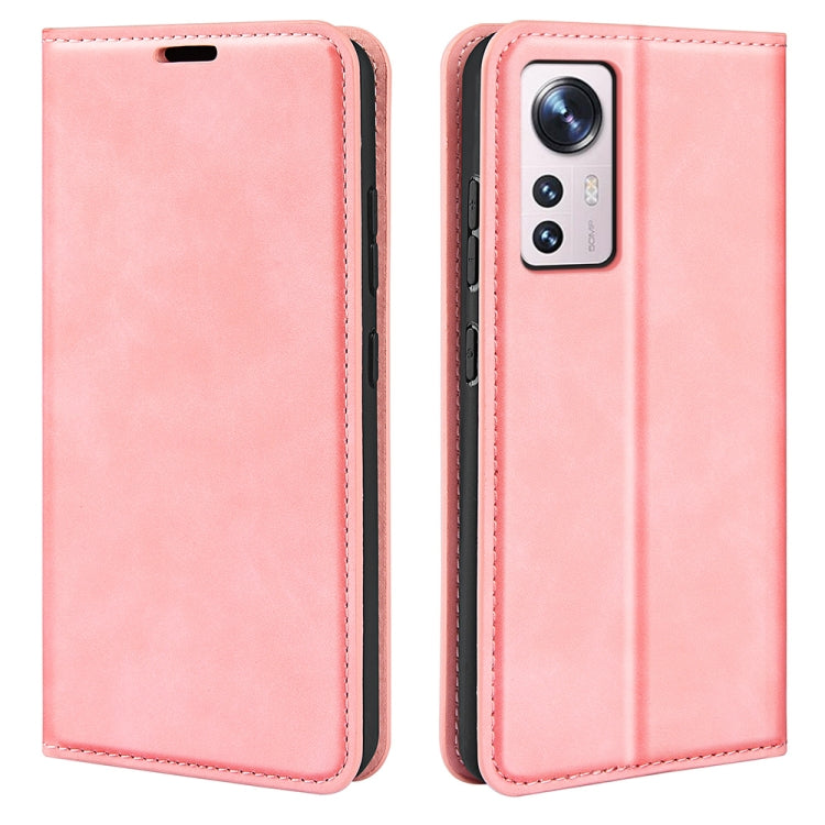 For Xiaomi 12 Lite Retro-skin Magnetic Suction Leather Phone Case