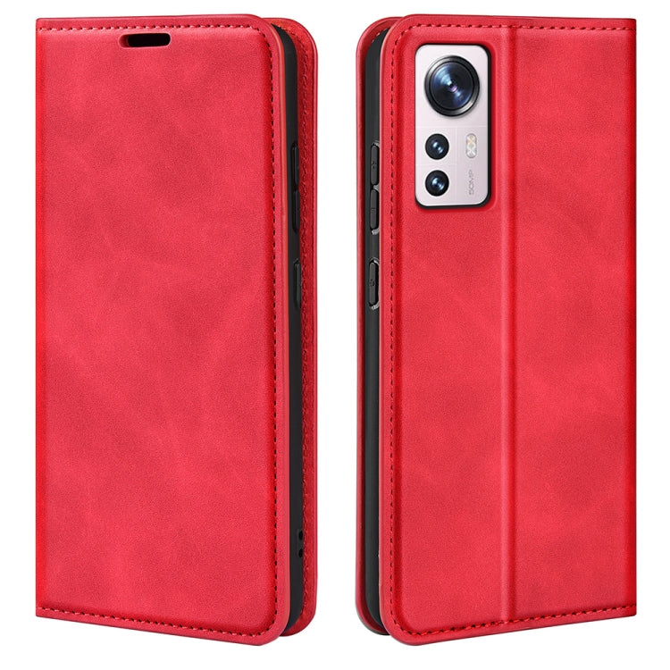 For Xiaomi 12 Lite Retro-skin Magnetic Suction Leather Phone Case