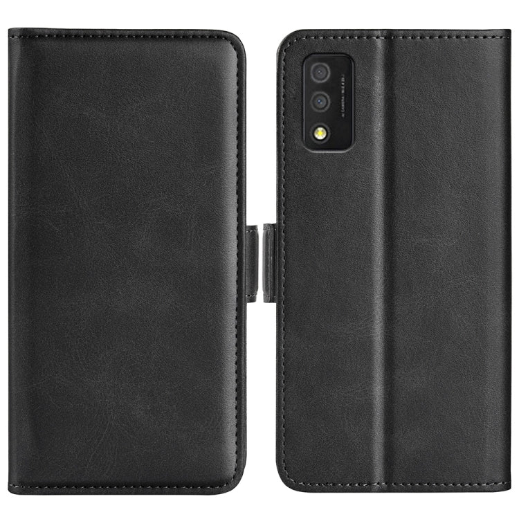 For TCL 30T Dual-side Magnetic Buckle Leather Phone Case