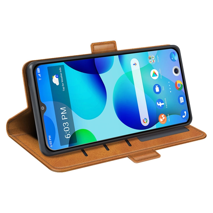 For TCL 30T Dual-side Magnetic Buckle Leather Phone Case