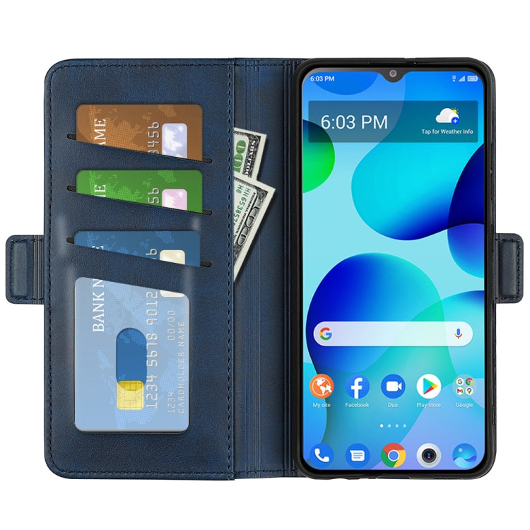 For TCL 30T Dual-side Magnetic Buckle Leather Phone Case