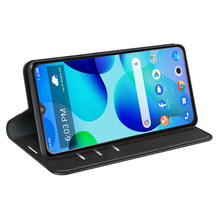 For TCL 30T Retro-skin Magnetic Suction Leather Phone Case