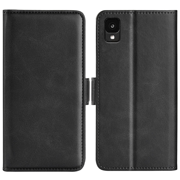 For TCL 30 Z Dual-side Magnetic Buckle Leather Phone Case