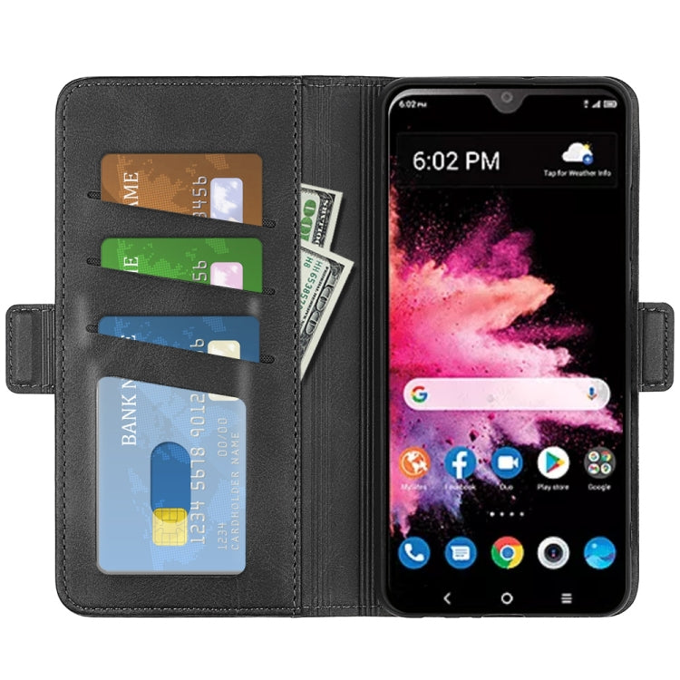 For TCL 30 Z Dual-side Magnetic Buckle Leather Phone Case