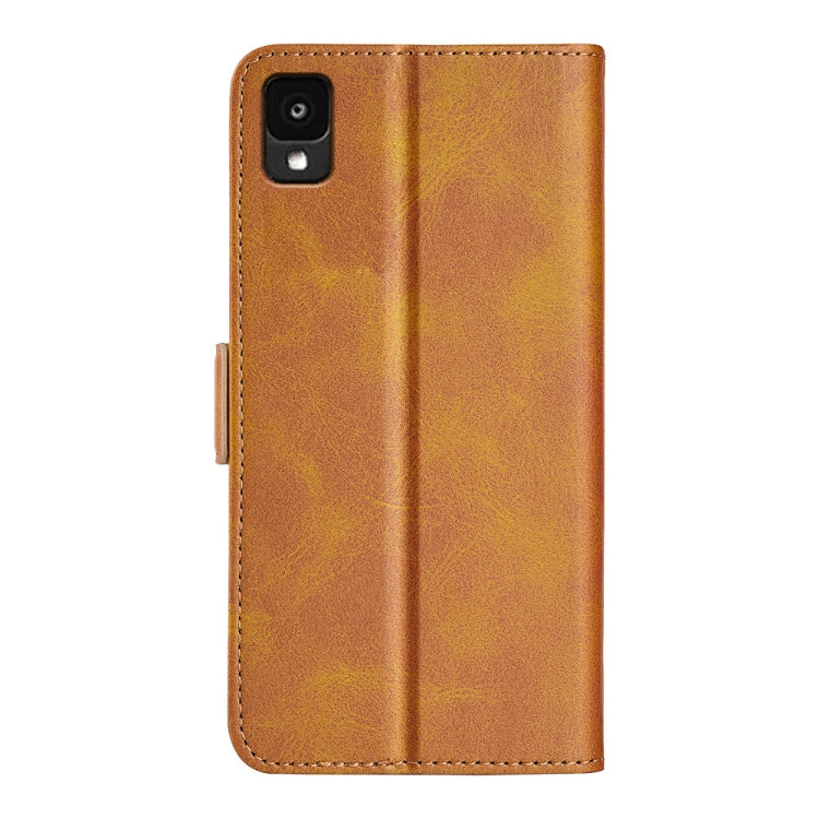 For TCL 30 Z Dual-side Magnetic Buckle Leather Phone Case