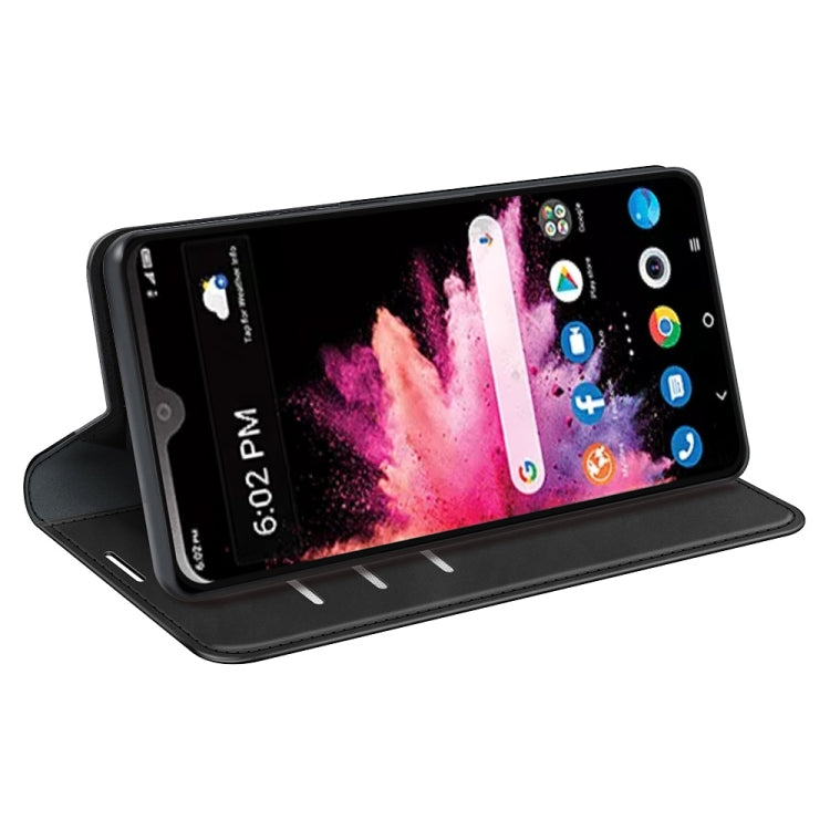 For TCL 30Z Retro-skin Magnetic Suction Leather Phone Case