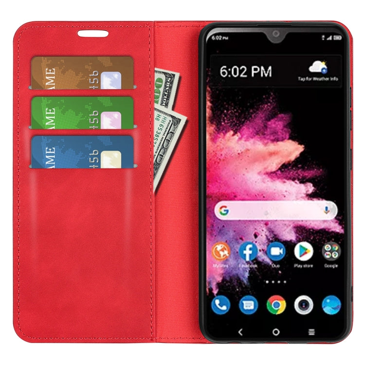 For TCL 30Z Retro-skin Magnetic Suction Leather Phone Case