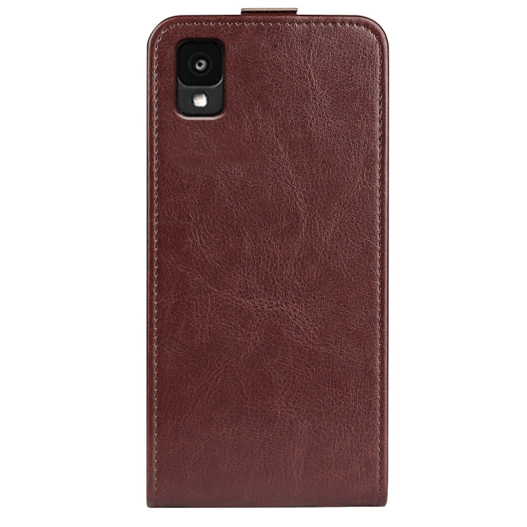 For TCL 30Z R64 Texture Single Vertical Flip Leather Phone Case