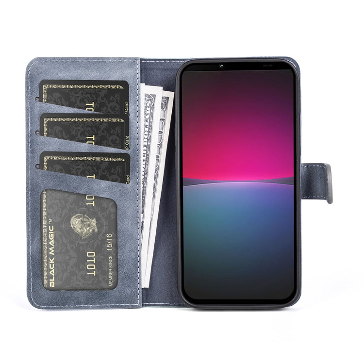 For Sony Xperia 10 IV Stitching Horizontal Flip Leather Phone Case