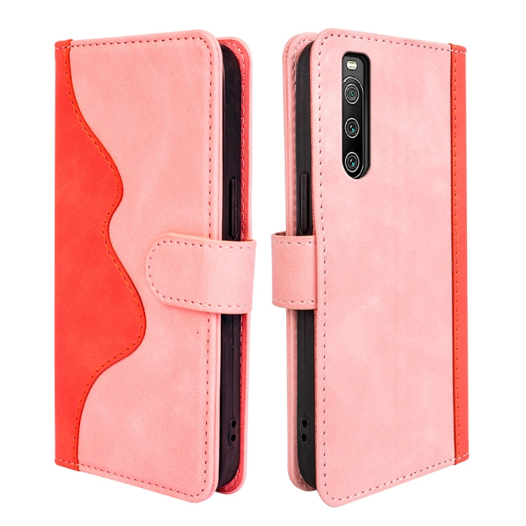 For Sony Xperia 10 IV Stitching Horizontal Flip Leather Phone Case