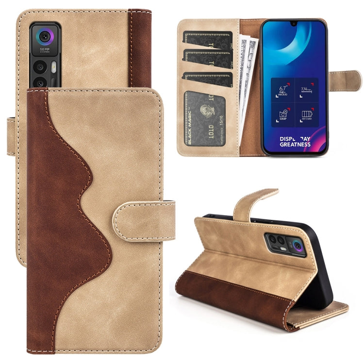 For TCL 30 5G / 30 / 30+ Stitching Horizontal Flip Leather Phone Case