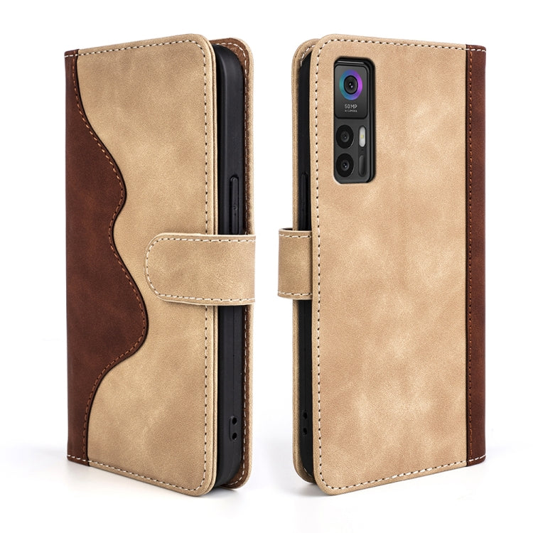 For TCL 30 5G / 30 / 30+ Stitching Horizontal Flip Leather Phone Case
