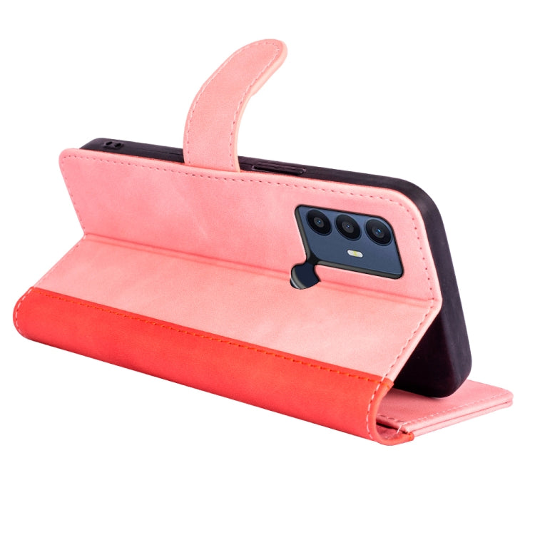 For TCL 30 SE / 305 / 306 Stitching Horizontal Flip Leather Phone Case