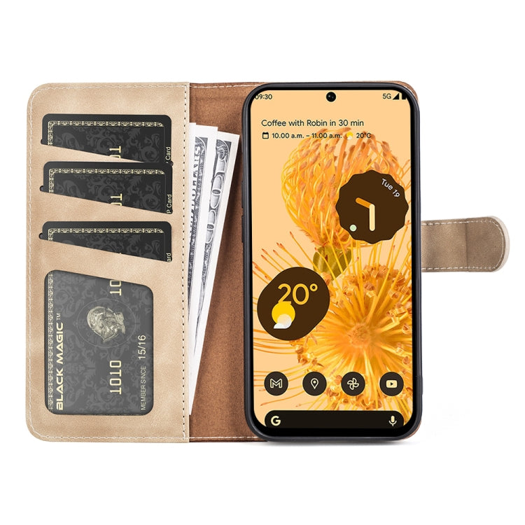 For Google Pixel 7 Stitching Horizontal Flip Leather Phone Case