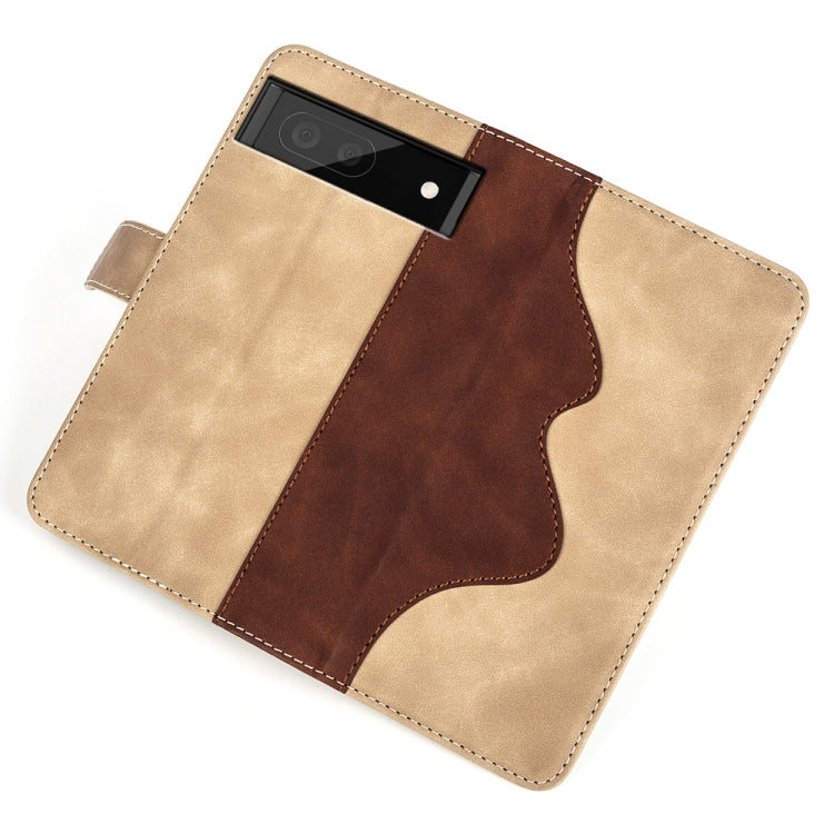 For Google Pixel 7 Stitching Horizontal Flip Leather Phone Case