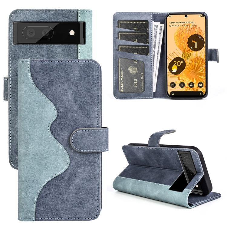 For Google Pixel 7 Stitching Horizontal Flip Leather Phone Case