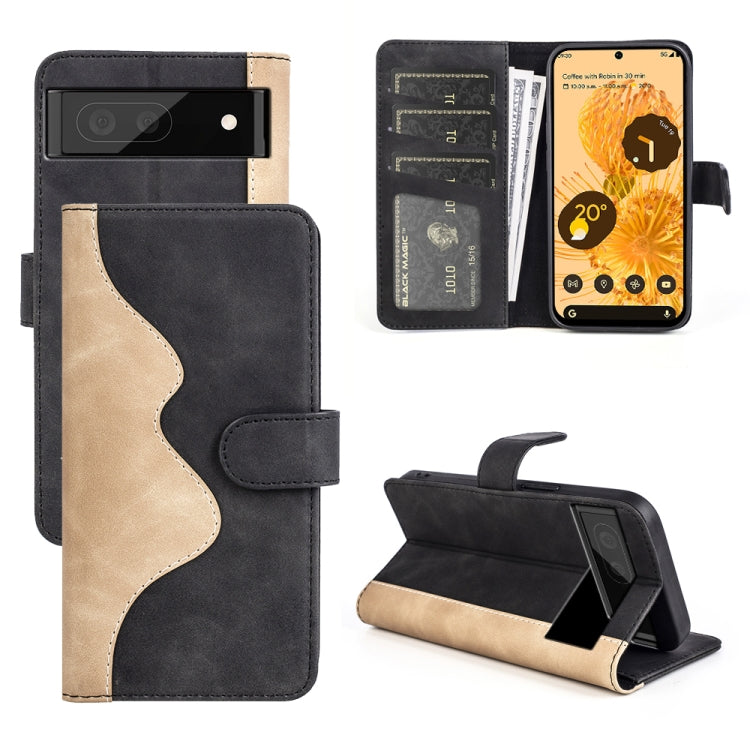 For Google Pixel 7 Pro Stitching Horizontal Flip Leather Phone Case