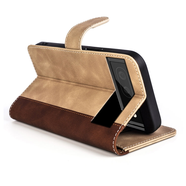 For Google Pixel 7 Pro Stitching Horizontal Flip Leather Phone Case