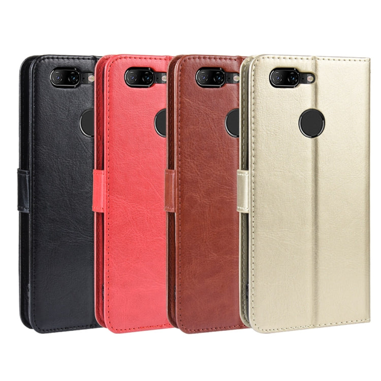 Retro Crazy Horse Texture Horizontal Flip Leather Case for Lenovo K5S,