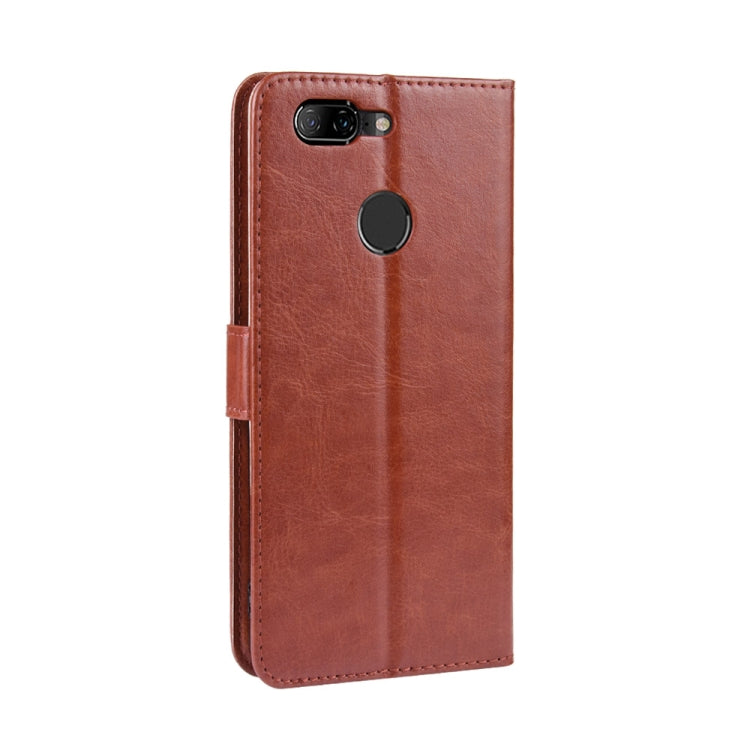 Retro Crazy Horse Texture Horizontal Flip Leather Case for Lenovo K5S,