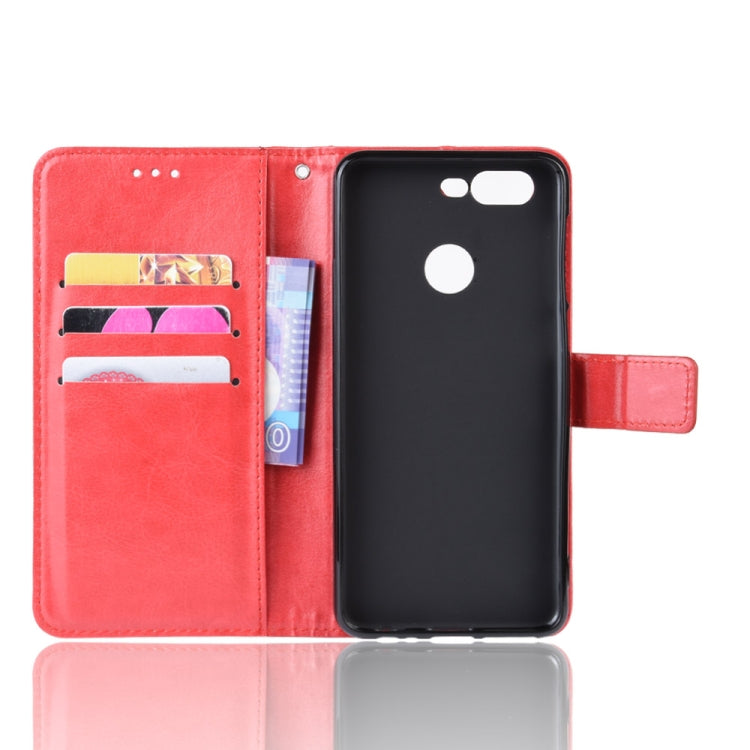 Retro Crazy Horse Texture Horizontal Flip Leather Case for Lenovo K5S,